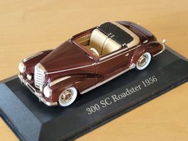 Modellauto Mercedes 300 SC Roadster1956 braun