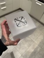 Off white cube playing card set new