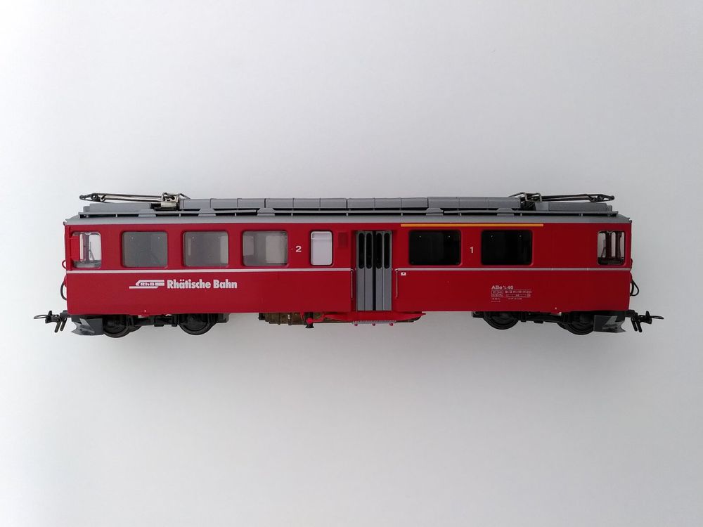 Bemo Modelleisenbahnen: Bemo RhB Bernina-Triebwagen ABe 4/4 46 H0m – Gebraucht aus Bern von Luca099 2