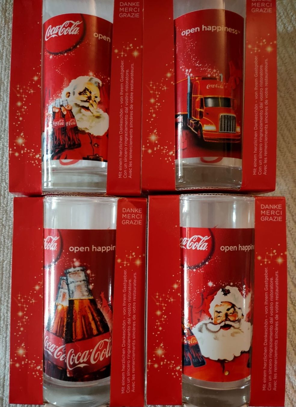Coca-Cola Bicchieri: Coca Cola Santa Gläser – Nuovo (secondo la descrizione) da Luzern venduto da Luzern_Energy
