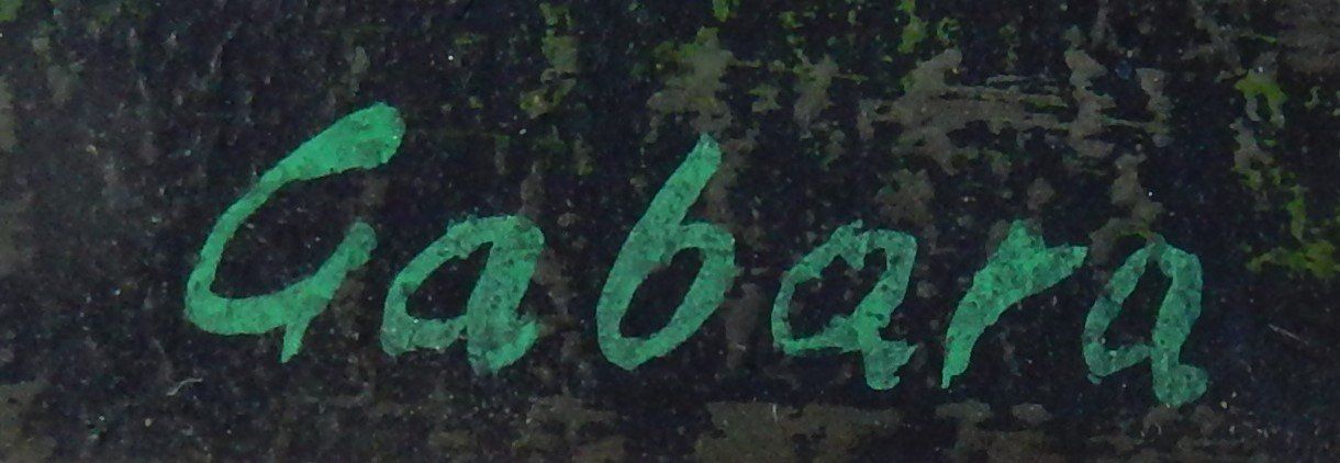 Dipinti: Beau tableau représentant un cheval, signé Gabara – Usato da Pont-de-la-Morge venduto da TicoSuizo67 2