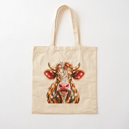 Stofftasche - Discokugel / Kuh - inkl. Versand