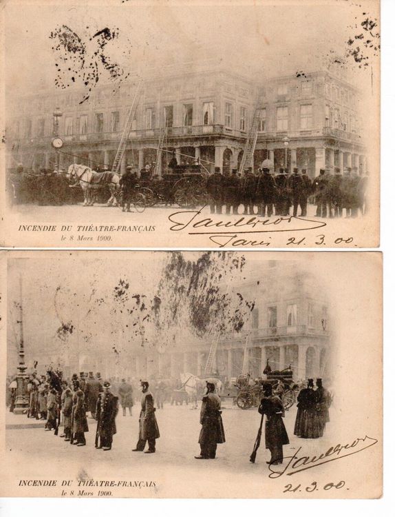 Feuer im Theater Paris 1900 1