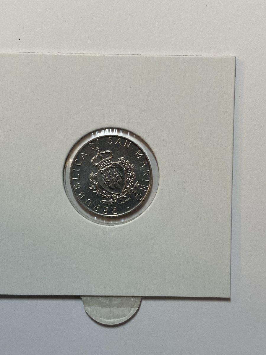 Tutti le monete: San Marin - 1 lire - 1987 - UNC  – Nuovo (secondo la descrizione) da Payerne venduto da Mike1682 1