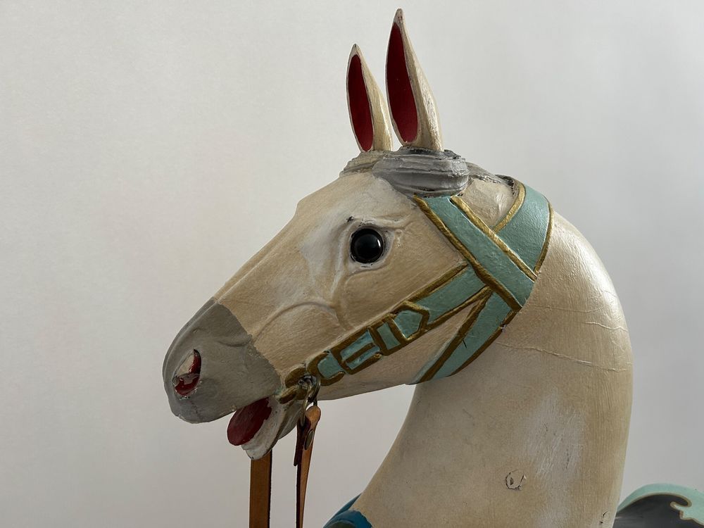 Sculture & Statue: karusselpferd cheval – Usato da Bure venduto da 5U276C 3