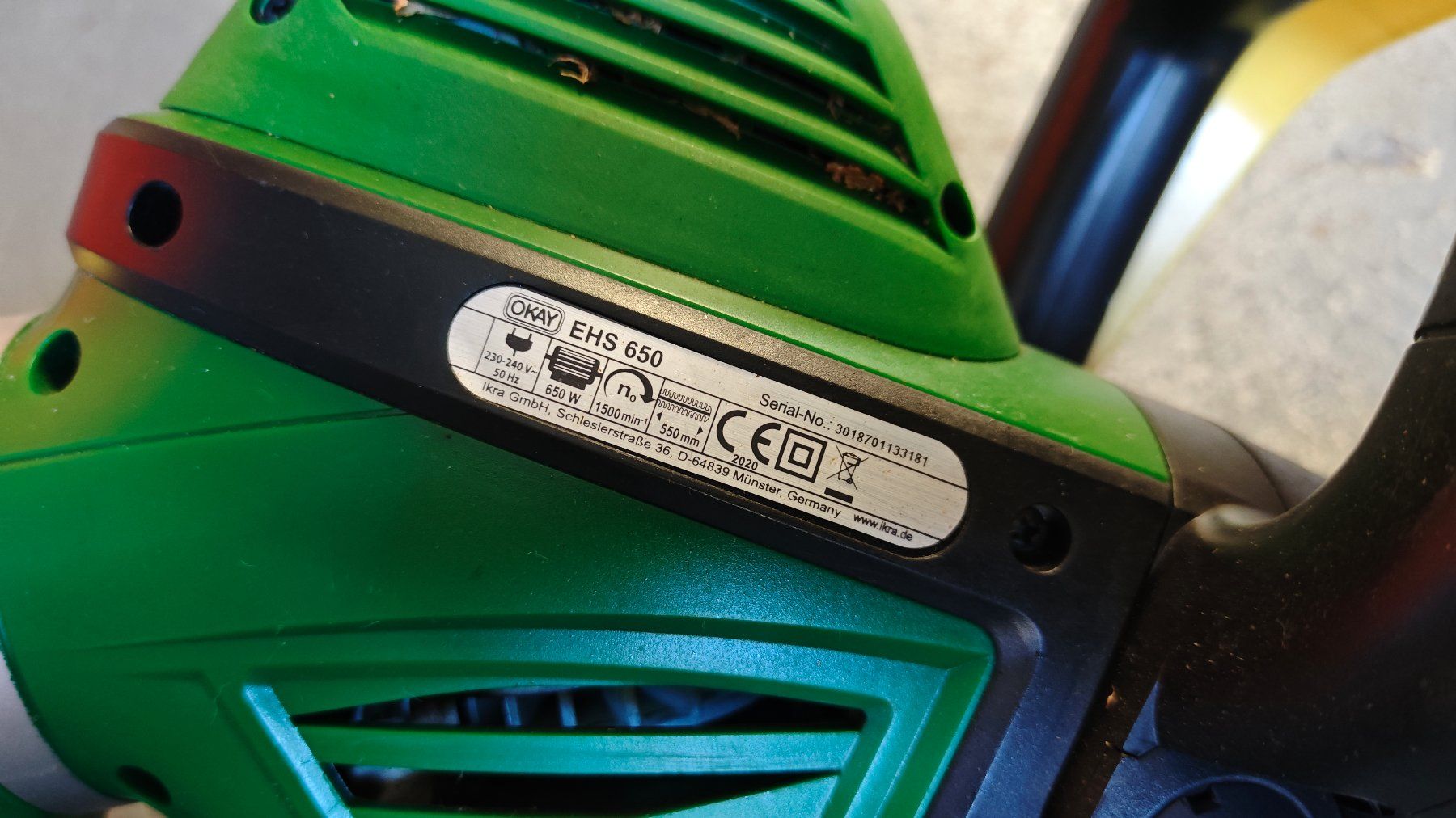 Tutti gli attrezzi: Elektro-Heckenschere (220 Volt) – Usato da Arbon venduto da Cyrack 2