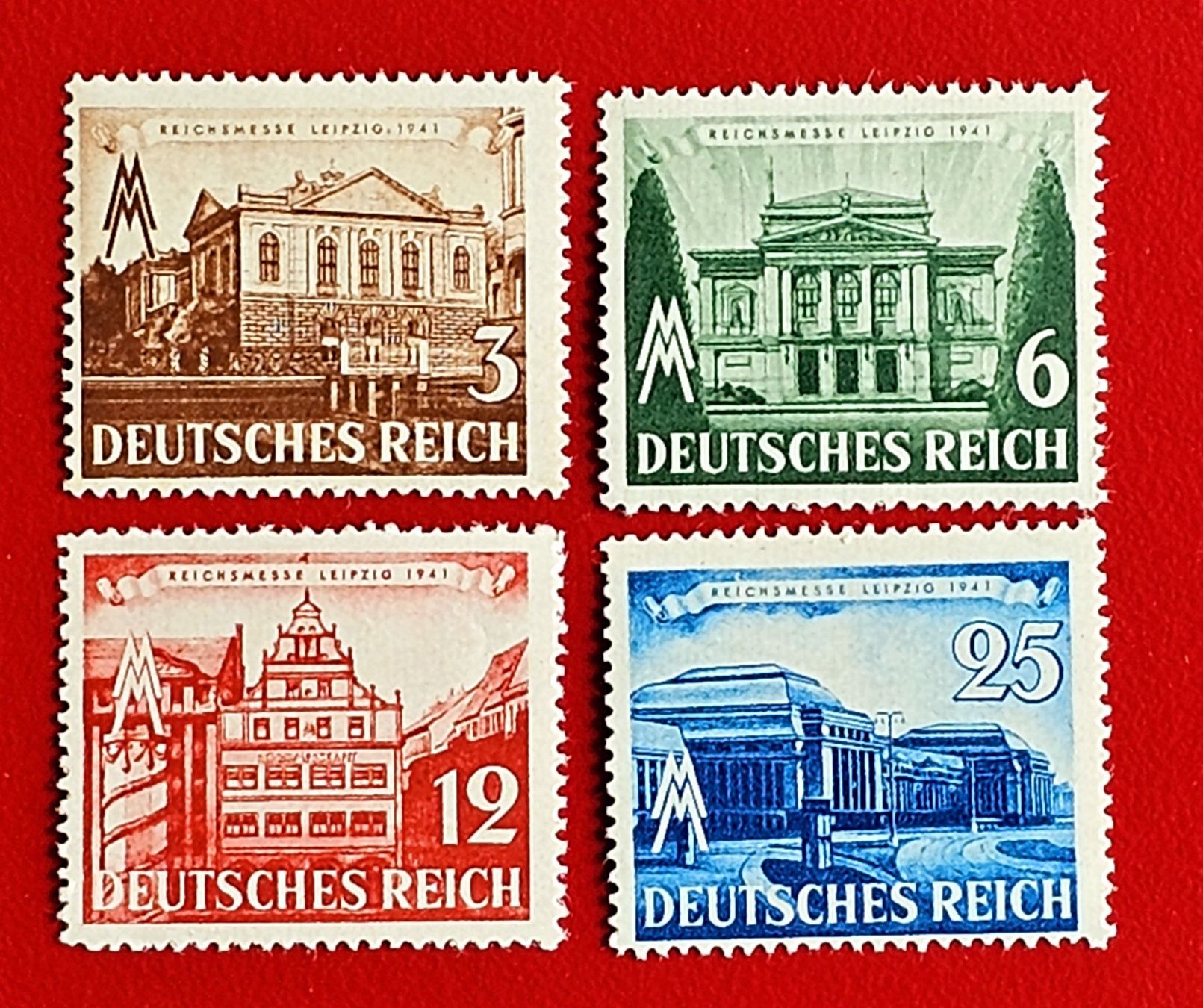 Tutti i francobolli: DEUTSCHES REICH SATZ REICHSMESSE LEIPZIG 1941** POSTFRISCH – Nuovo (secondo la descrizione) da Düdingen venduto da Quartierstrasse