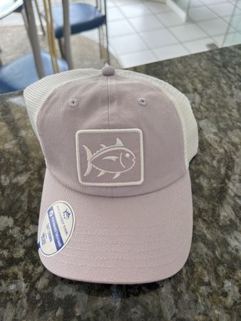 Southern Tide Kappe, Lila/Weiss, Neu mit Etikett, Top!