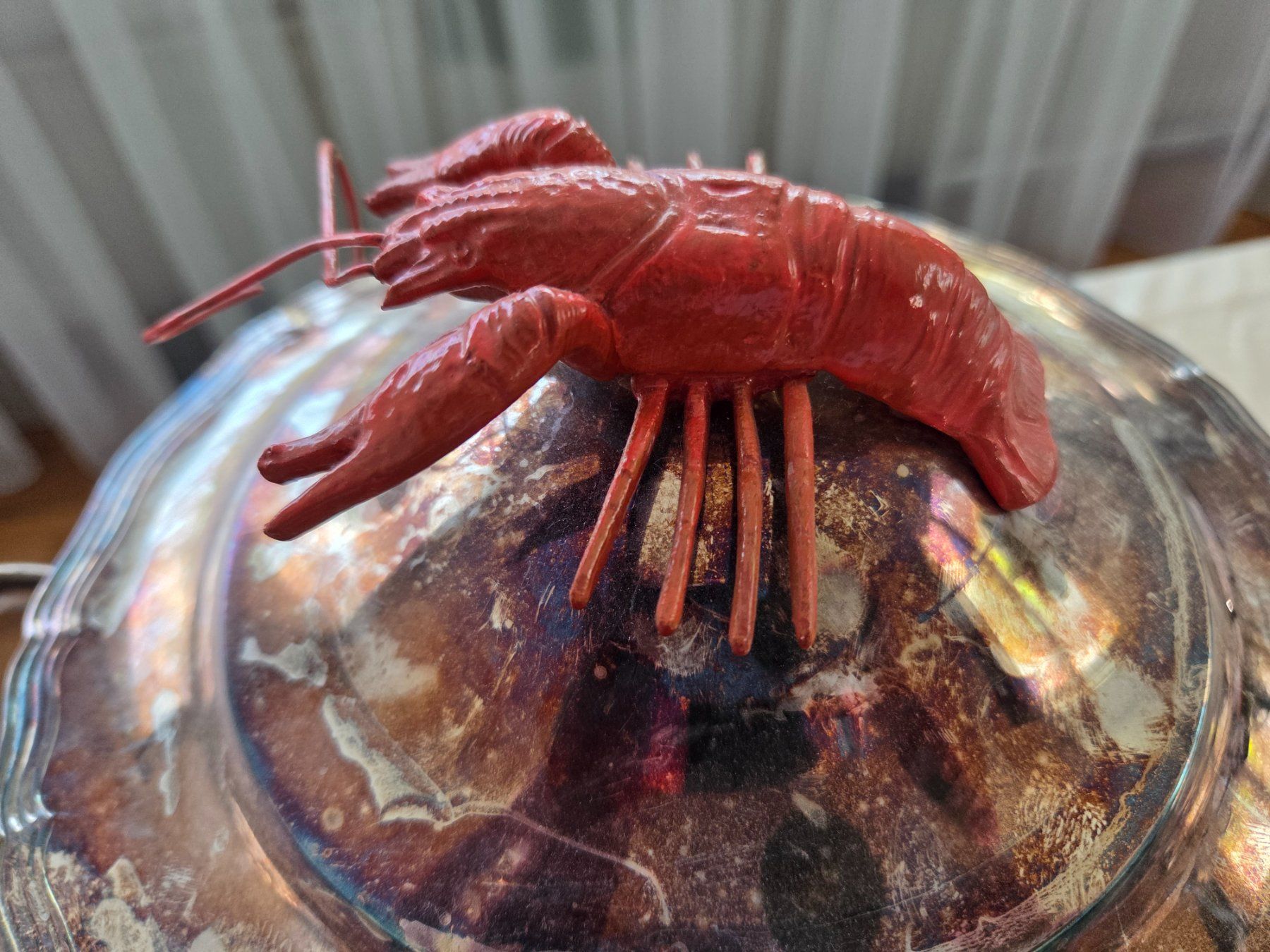Schalen: Hummer-Schale versilbert und vergoldet – Gebraucht aus Zürich von 308gd4 2
