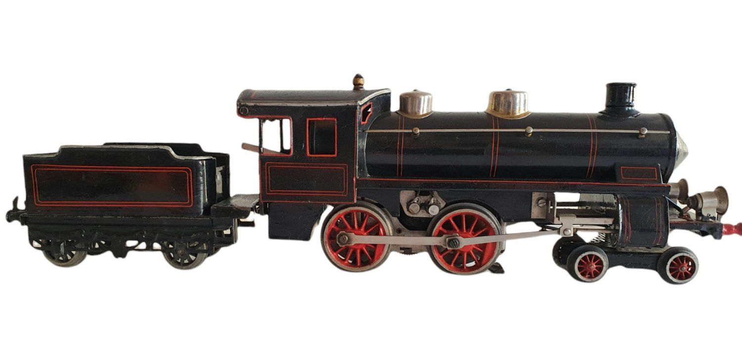 Bing Modellini di ferrovie: grosse Bing 18 Volt Dampflok mit Tender Spur 1 – Usato da Flawil venduto da RoverVitesse 1