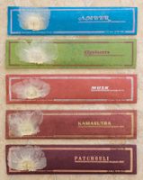 5 Pack Räucherstäbchen aus Nepal Handmade Papier mit Blüte