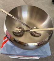 AMC Salatschüssel Set,Edelstahl,Schüssel + Salatbesteck,NEU