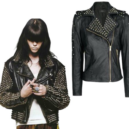 leather jacket biker allsaints studded avantgarde rick owens