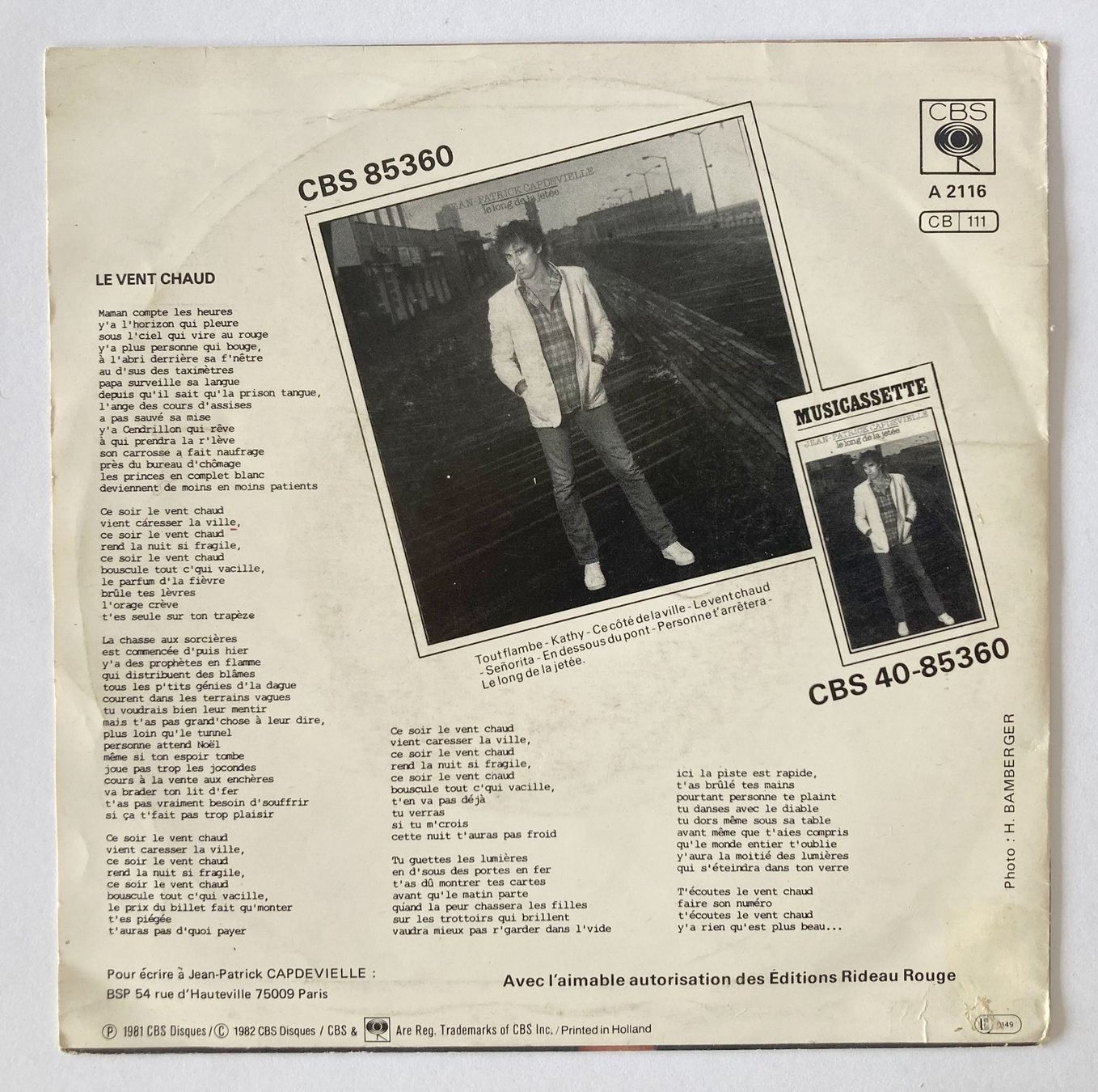 Dischi in vinile: JEAN-PATRICK CAPDEVIELLE - TOUT FLAMBE – Usato da Bottens venduto da hotter-than-hell 1