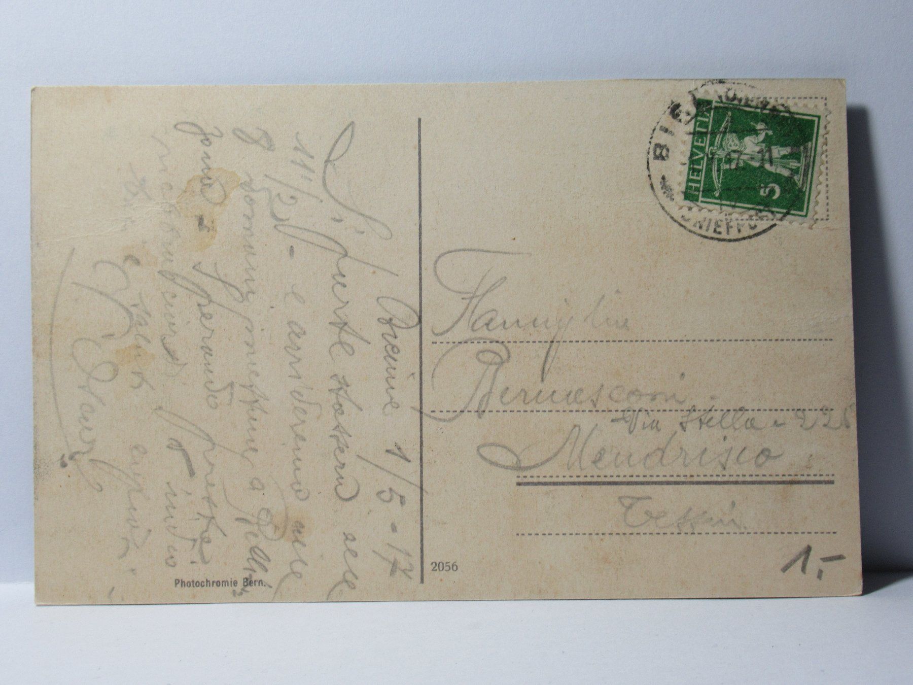 Ansichtskarten: Biel   1917 – Gebraucht aus Grenchen von Bluemchen1900 1