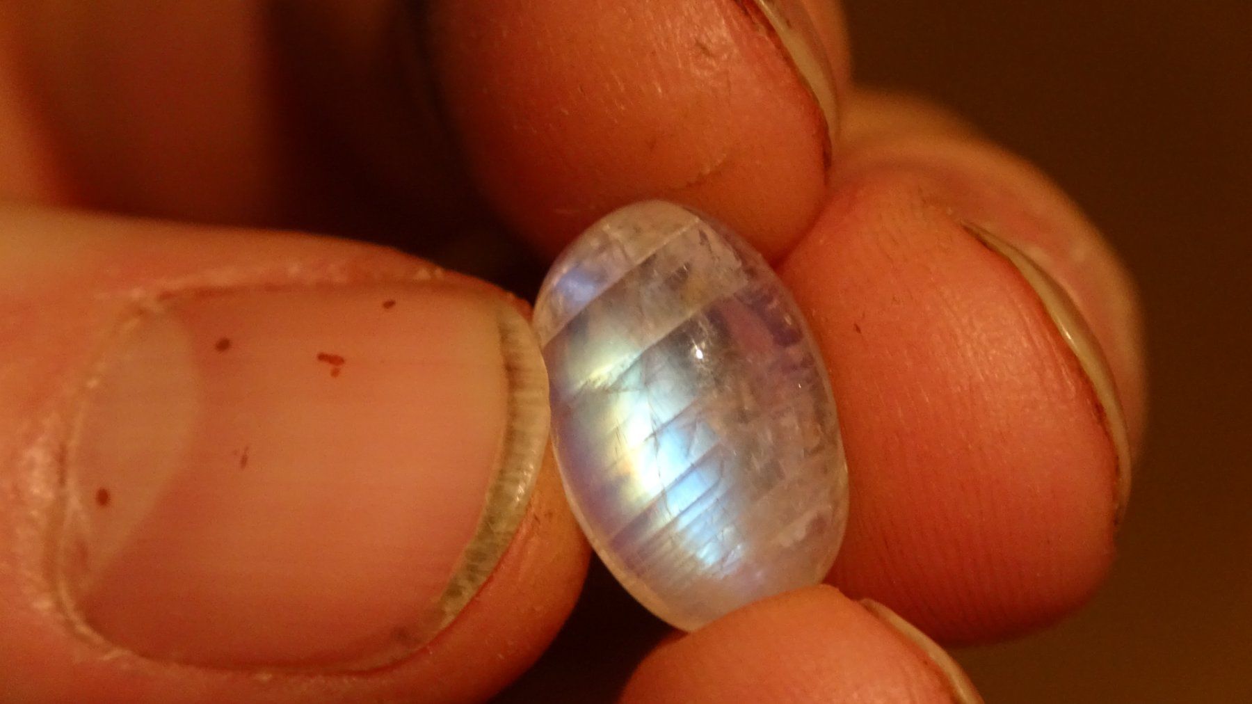 Pietre preziose: 7.3ct Blue Moonstone – Nuovo e nell'imballaggio originale da Bévilard venduto da Yougems 2