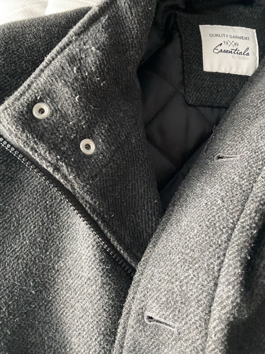 Tchibo Cappotti: Herren Wintermantel Tchibo Essentials grau Grösse 54 – Usato da Ossingen venduto da Blabaer 5