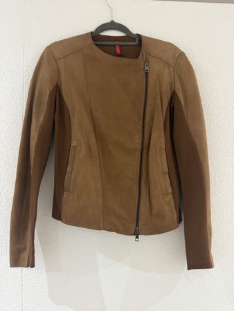 Imperial Italia Echtlederjacke Cognac Braun Gr. M 