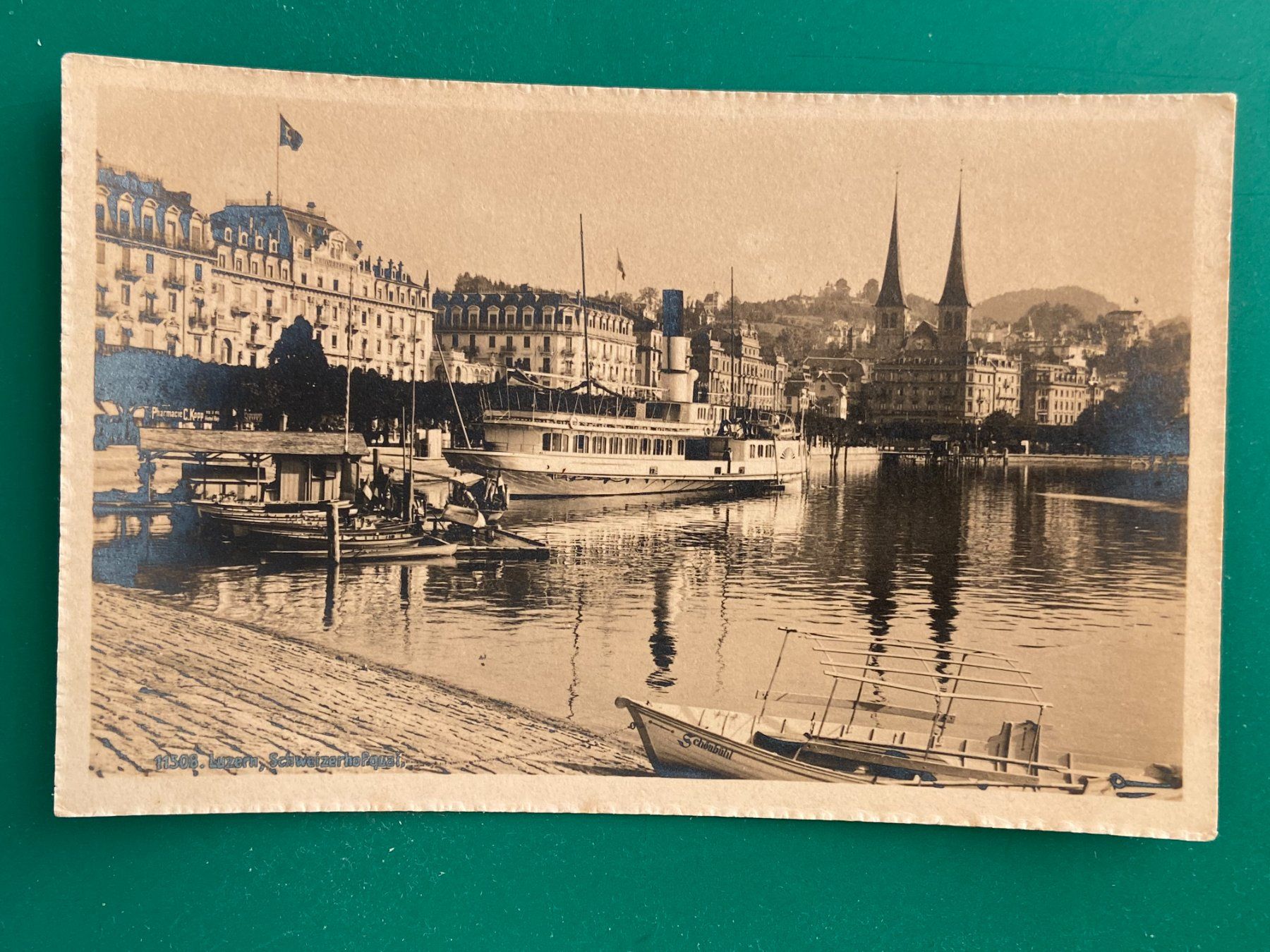 Cartoline postali: Luzern, Schweizerhofquai – Usato da Steg VS venduto da danwer74