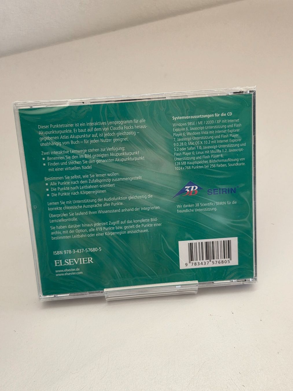 Applications: Punktetrainer Körperakupunktur - CD-ROM - Focks 2007 – Neuf avec emballage d'origine à Birr par DisDas 1