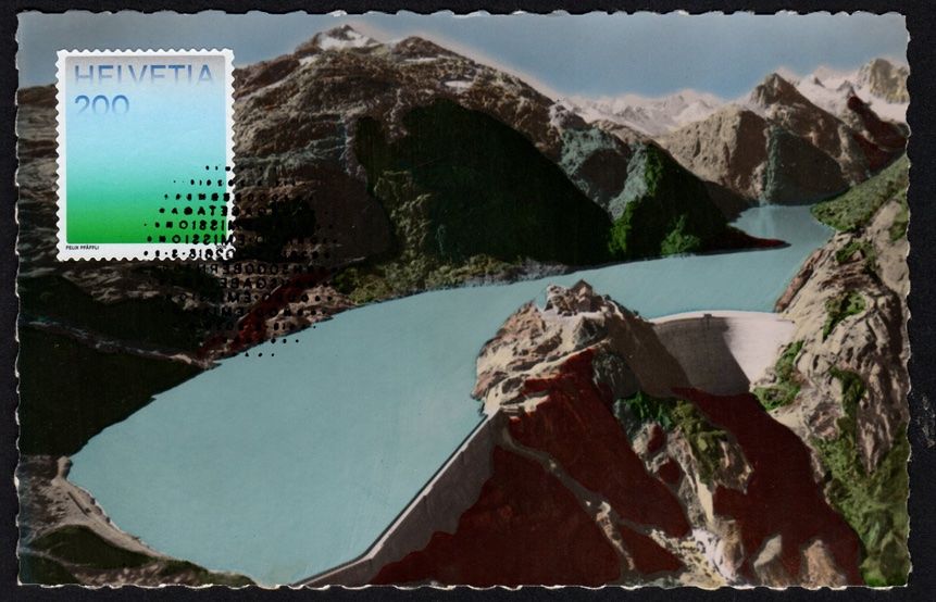 Tutti i francobolli: MK Farben der CH - Bergseetürkis, Grimsel Stausee – Nuovo (secondo la descrizione) da Dottikon venduto da haeusibuh5