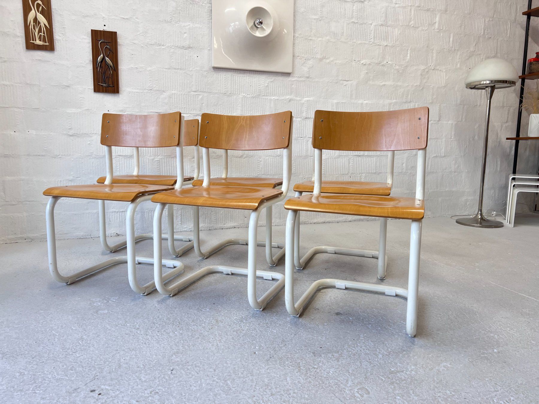 Stühle: Vintage Freischwinger Stühle - RUMAS - Denmark – Gebraucht aus Walzenhausen von stilvollwohnen 1