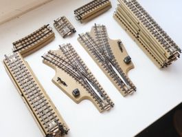 Märklin viel M-Gleis Mittelleiter H0 Weichen & Schienen Top