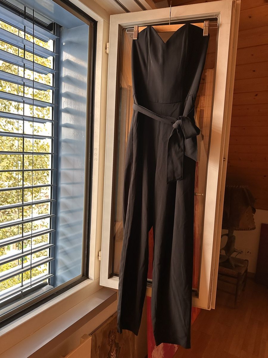 H&M Tute: Jumpsuit Schwarz Elegant Schulterfrei – Nuovo (secondo la descrizione) da Zürich venduto da BettinaMarie2308 2