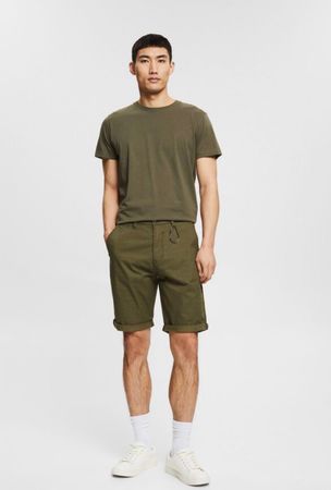Shorts mit Keyring und Print, Bio-Baumwolle 31