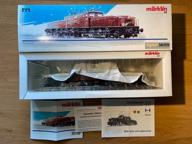 Märklin Modellini di ferrovie: Märklin 36159 Serie Ce 6/8"' Replika Krokodil – Nuovo e nell'imballaggio originale da Adelboden venduto da diana_ch 5