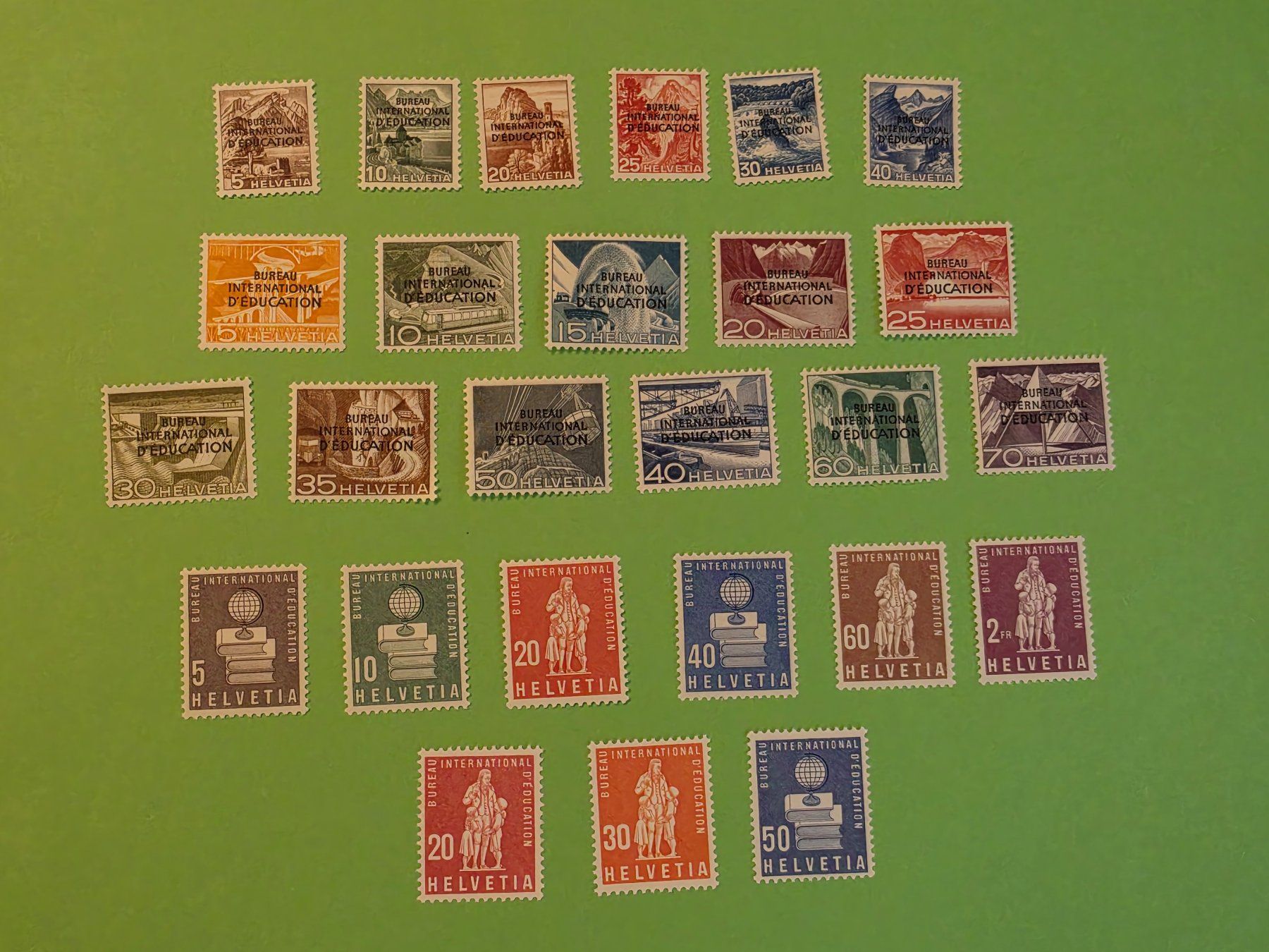 Tutti i francobolli: BIE Nr. 23-48, postfrisch ** – Usato da Leimbach AG venduto da jaj_89sd