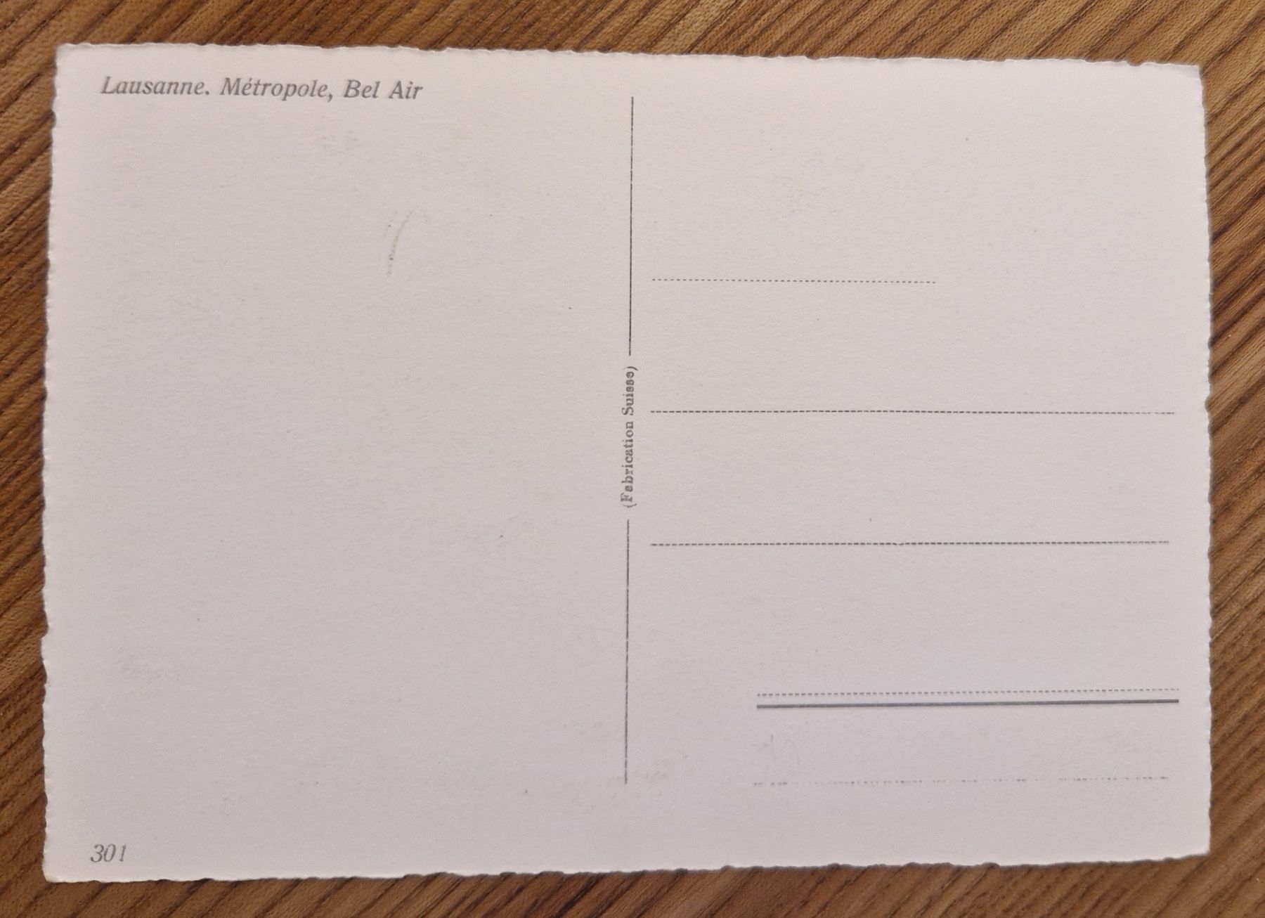 Cartoline postali: Lausanne, Métropol, Bel Air, Oldtimer – Nuovo (secondo la descrizione) da Ebikon venduto da Donar50 2