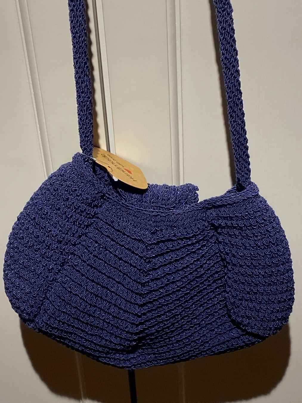 Borse da donna: HANDTASCHE DUNKELBLAU,HANDGEMACHT – Nuovo e nell'imballaggio originale da Meienried venduto da ManuelaBoutique 5