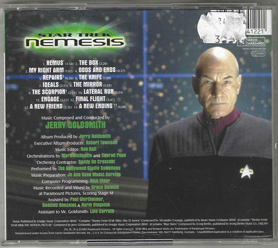 CD: Jerry Goldsmith - Star Trek Nemesis – Usato da Genève venduto da CDLPBookS 1