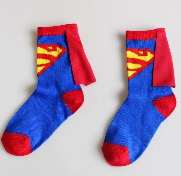 Calze per bambini: Superman Socken Superheld fliegen Comic DC Kindersocken – Nuovo e nell'imballaggio originale da Dättlikon venduto da easythings 1