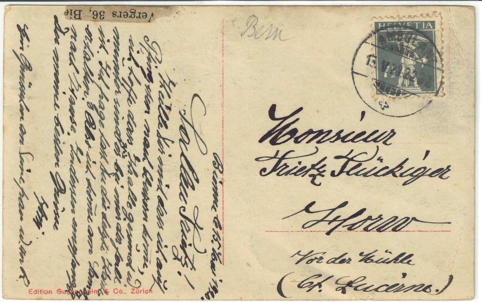 Cartoline postali: Biel-Bienne - Taubenloch - Gorges de la Suze – Usato da Ettingen venduto da Kartenplanet 1