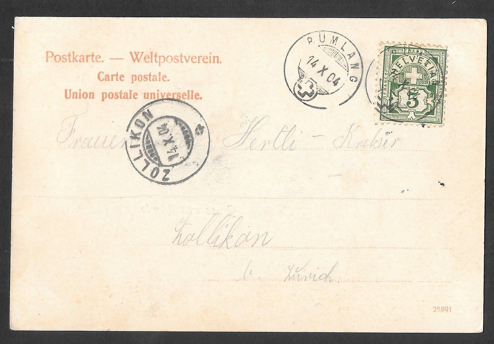 Cartoline postali: Rümlang Mühle Rest. Sternen Gasthaus Krone – Usato da Olten venduto da clotaldi 1