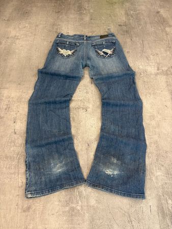 Vintage Miss Me Style Bootcut Flared Jeans (M)