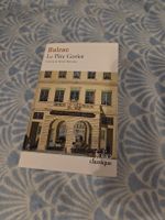 Balzac Le Père Goriot Folio Classique Livre