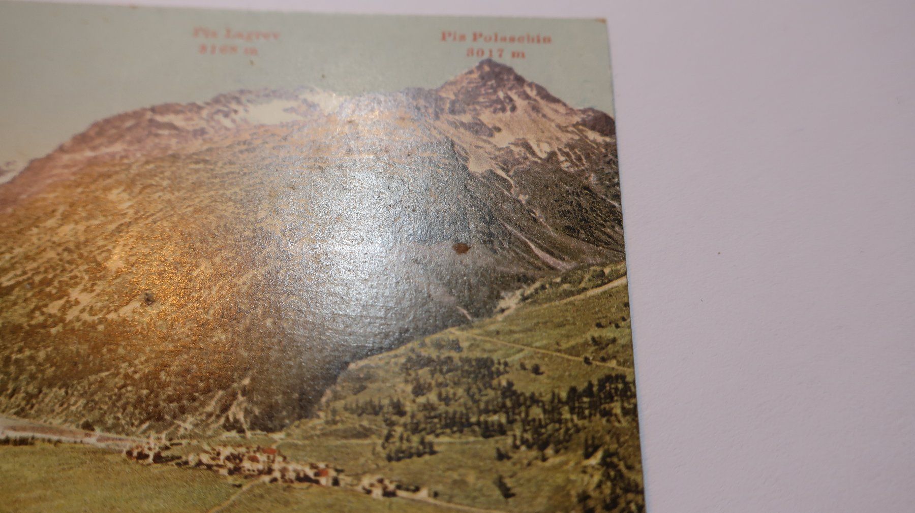 Cartes postales: Ober Engadin Blick vom Hanensee   Panorama – D'occasion à Cormoret par Pascalll2001 3