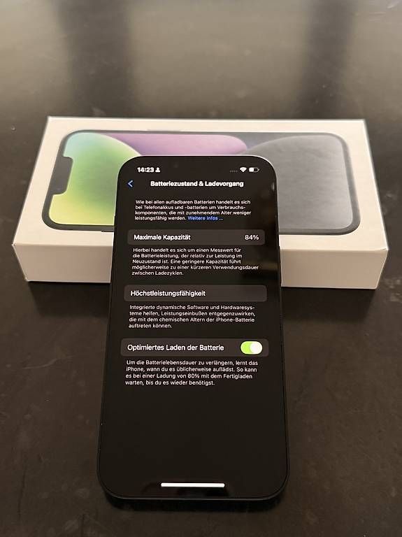 Handys / Smartphones: iPhone 14 - Mitternacht - 256 GB - OVP – Gebraucht aus Neuwilen von ann_hmw9 2