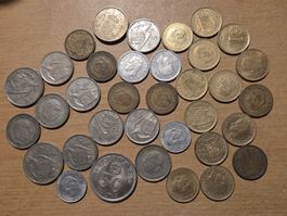Grosser Posten spanischer Pesetas inkl. Spezialausgabe WM 82