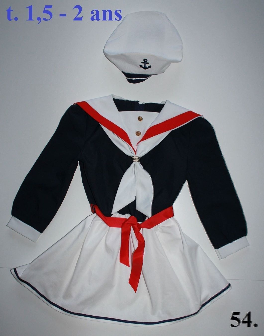 Costumi: Costume marin / Marine    t. 1.5 - 2 ans – Usato da Peseux venduto da Gilloss
