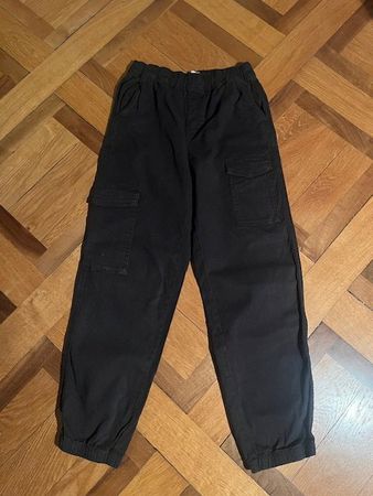 Hose, Baumwolle, Gummizug, Cargohose, Gr. 164, Zara