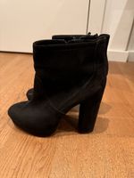 Schwarze hohe Ankleboots Frauen H&M 39
