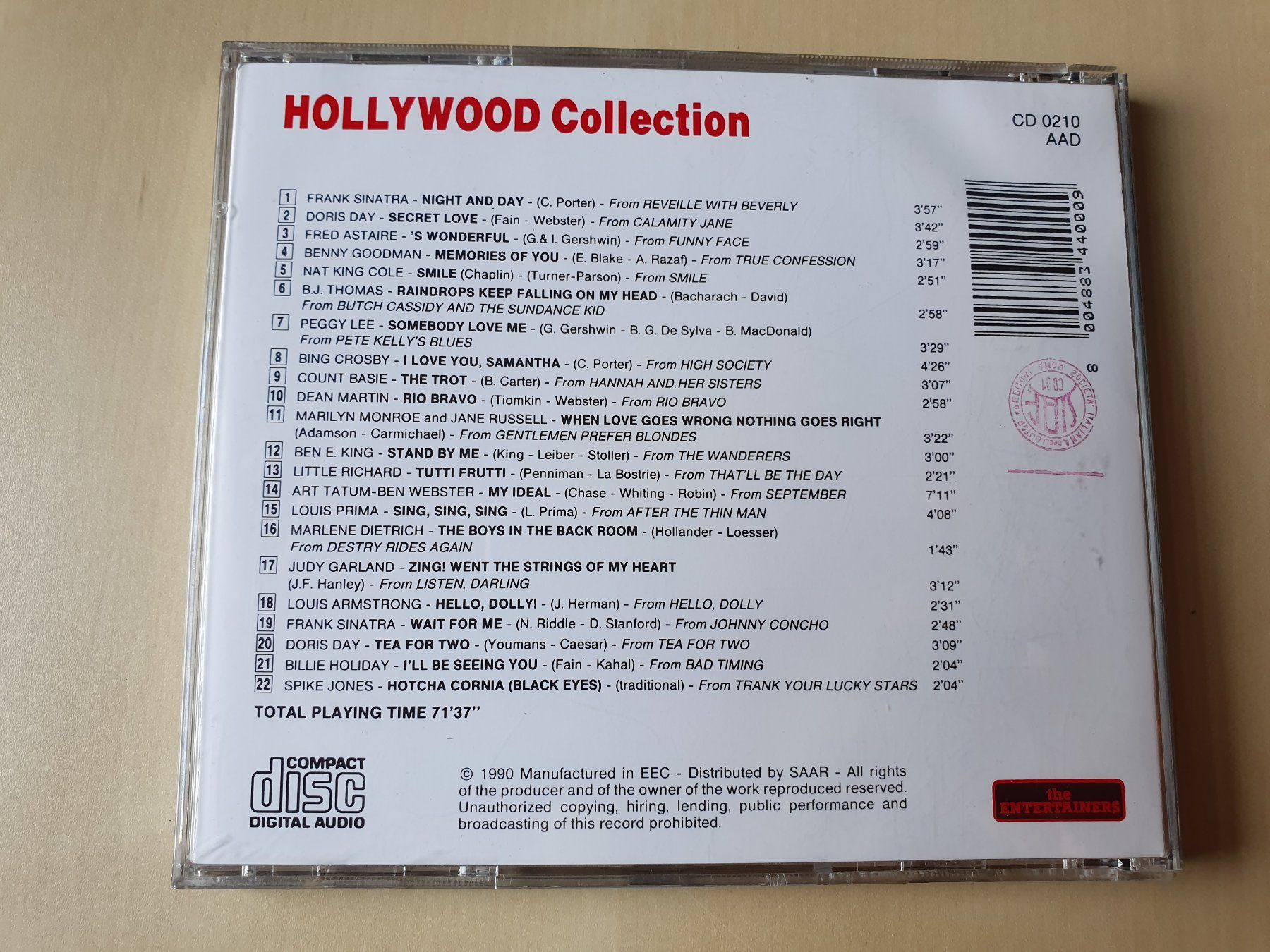 CD: Hollywood Collection – Usato da Stansstad venduto da collectorsshop 1