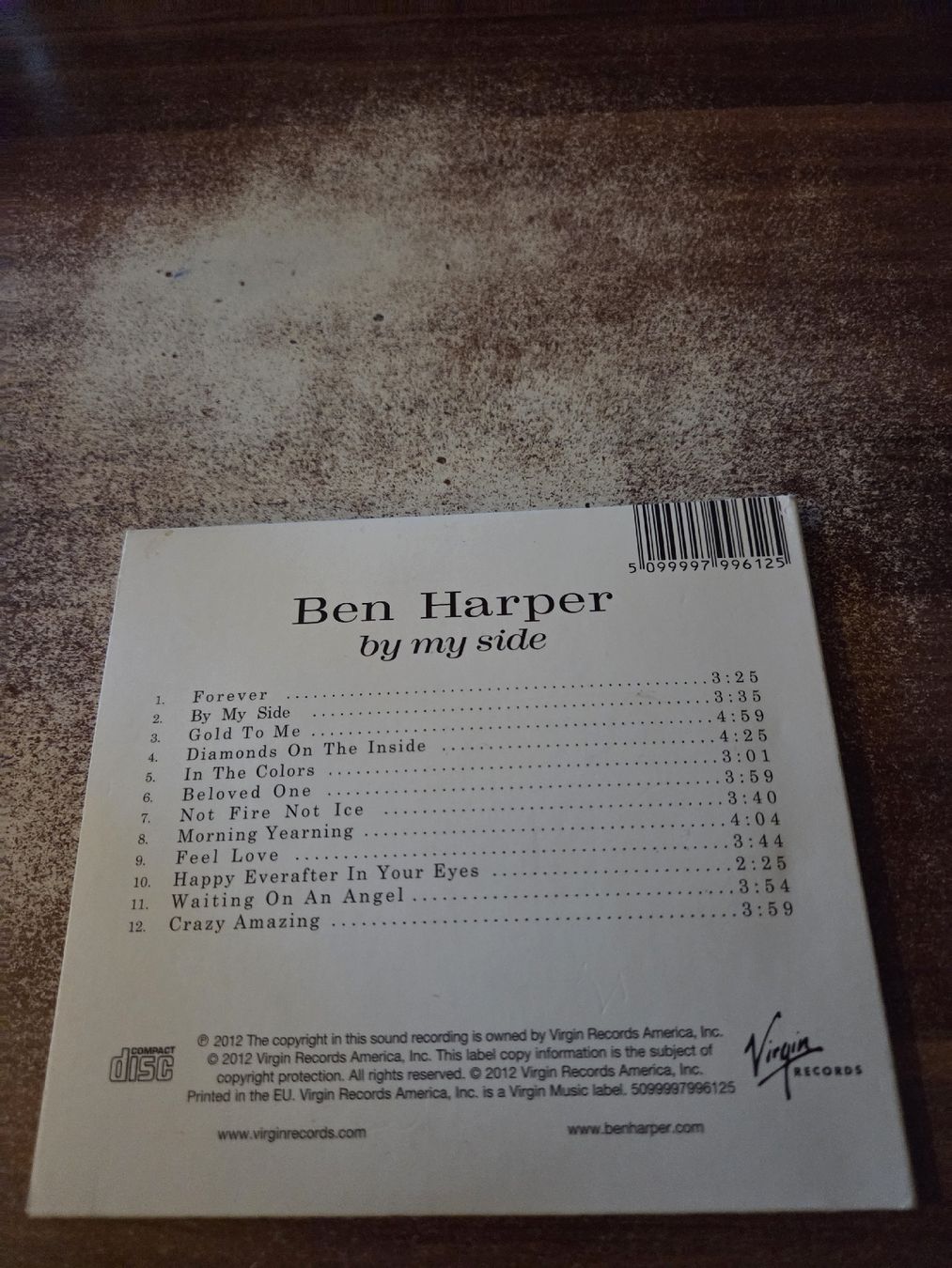 CD: Ben Harper -By My Side – Usato da Wattenwil venduto da Mage66 1