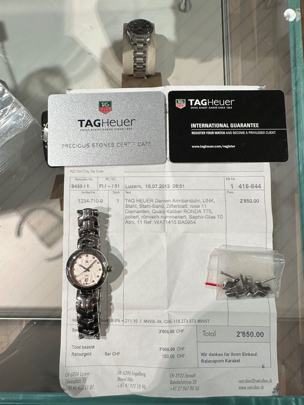Tag Heuer Uhren: Tag Heuer Link – Gebraucht aus Bremgarten AG von uhrenshopp 4