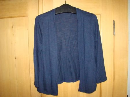 Cardigan / Jäckli langarm, marine, Grösse XS, Marke Cecil
