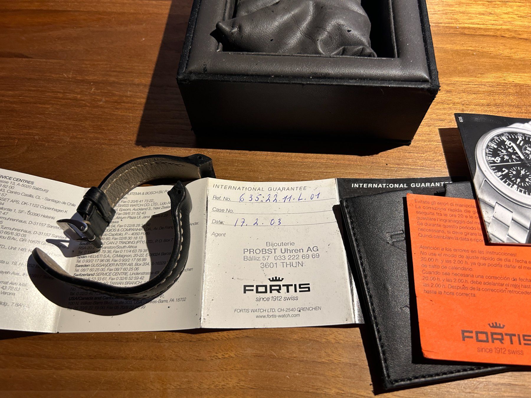 Fortis Orologi: Fortis B-42 Pilot Professional – Usato da Basel venduto da arm_gf7p 6